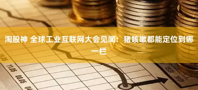 淘股神 全球工业互联网大会见闻：猪咳嗽都能定位到哪一栏